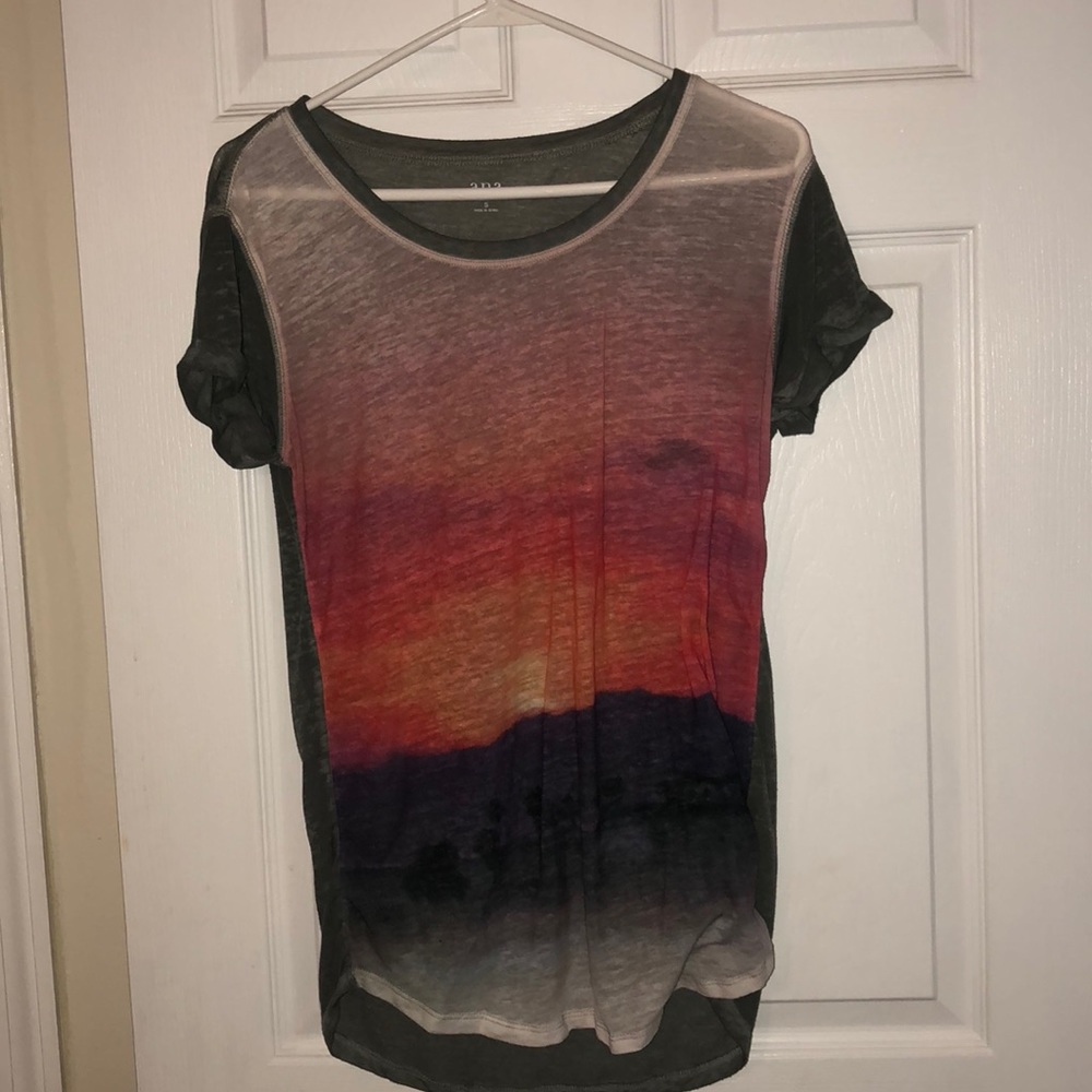 sunset tee